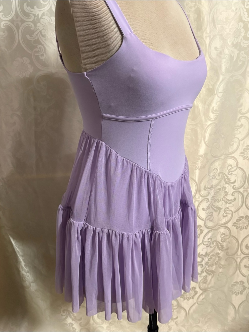 NWT- Derek Geart corset pirouette mini athletic  dress with skirts size m - Picture 15 of 16